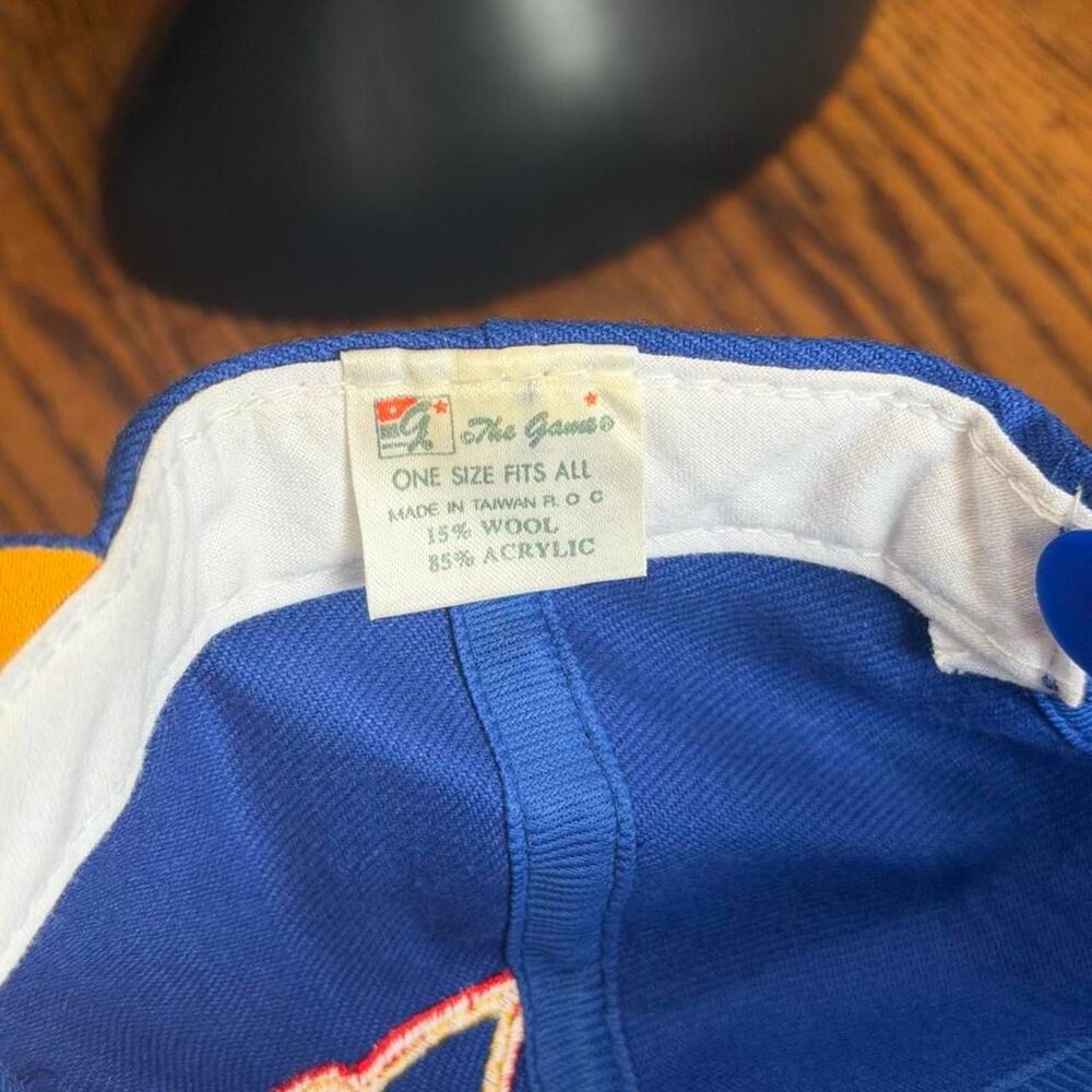 Vintage 90’s St. Louis Blues Hockey The Game Big Logo Snapback Hat - Picture 7 of 8